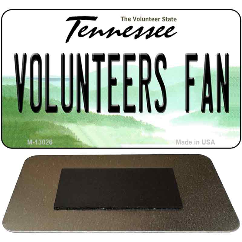 Volunteers Fan Novelty Metal Magnet M-13026