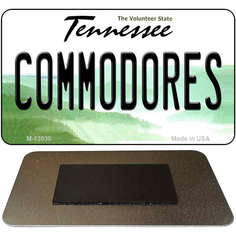 Commodores Novelty Metal Magnet M-13030