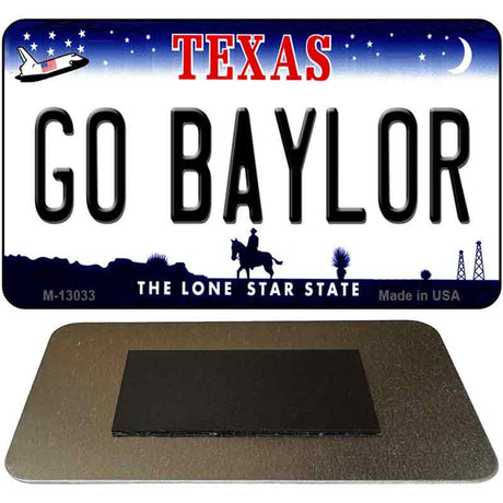 Go Baylor Novelty Metal Magnet M-13033