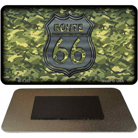 RT 66 Camo Novelty Metal Magnet M-1303