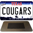 Cougars Novelty Metal Magnet M-13040