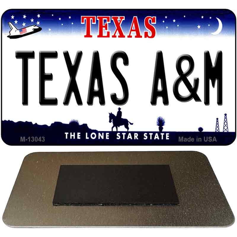 Texas A&M Novelty Metal Magnet M-13043