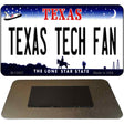 Texas Tech Fan Novelty Metal Magnet M-13057