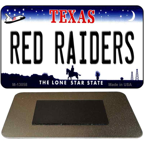 Red Raiders Novelty Metal Magnet M-13058