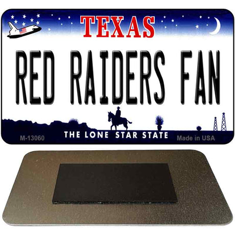 Red Raiders Fan Novelty Metal Magnet M-13060