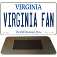 Virginia Fan Novelty Metal Magnet M-13080