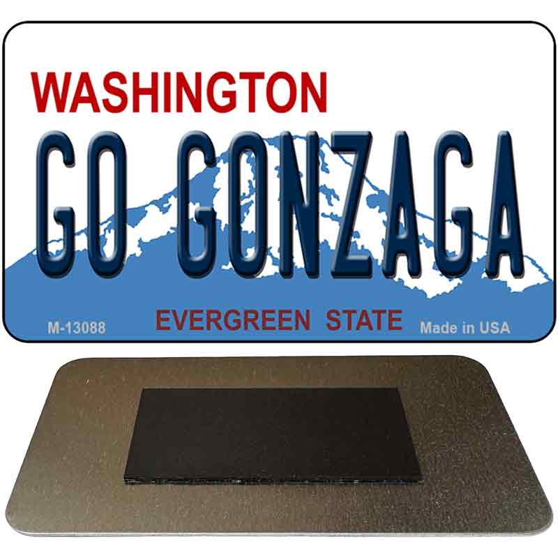 Go Gonzaga Novelty Metal Magnet M-13088