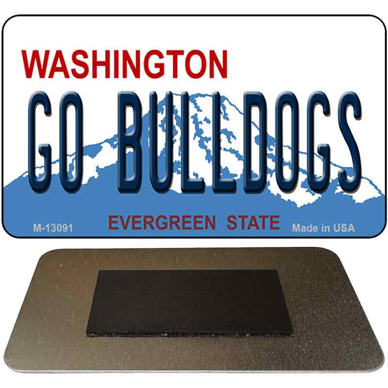 Go Bulldogs Novelty Metal Magnet M-13091