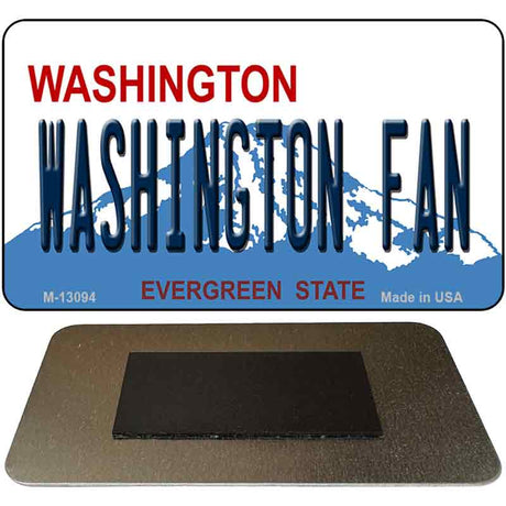 Washington Fan Novelty Metal Magnet M-13094