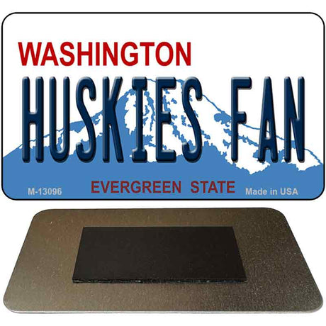 Huskies Fan Novelty Metal Magnet M-13096