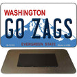 Go Zags Novelty Metal Magnet M-13103