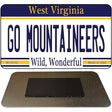 Go Mountaineers Novelty Metal Magnet M-13112