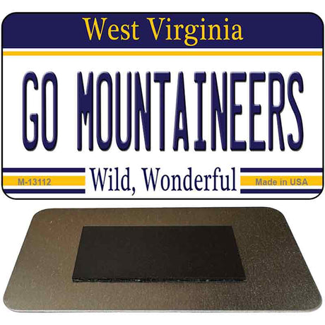 Go Mountaineers Novelty Metal Magnet M-13112