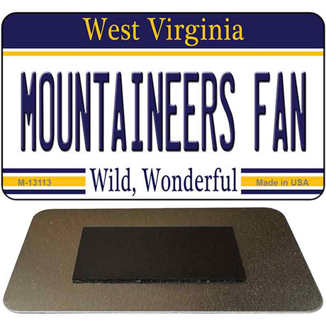 Mountaineers Fan Novelty Metal Magnet M-13113