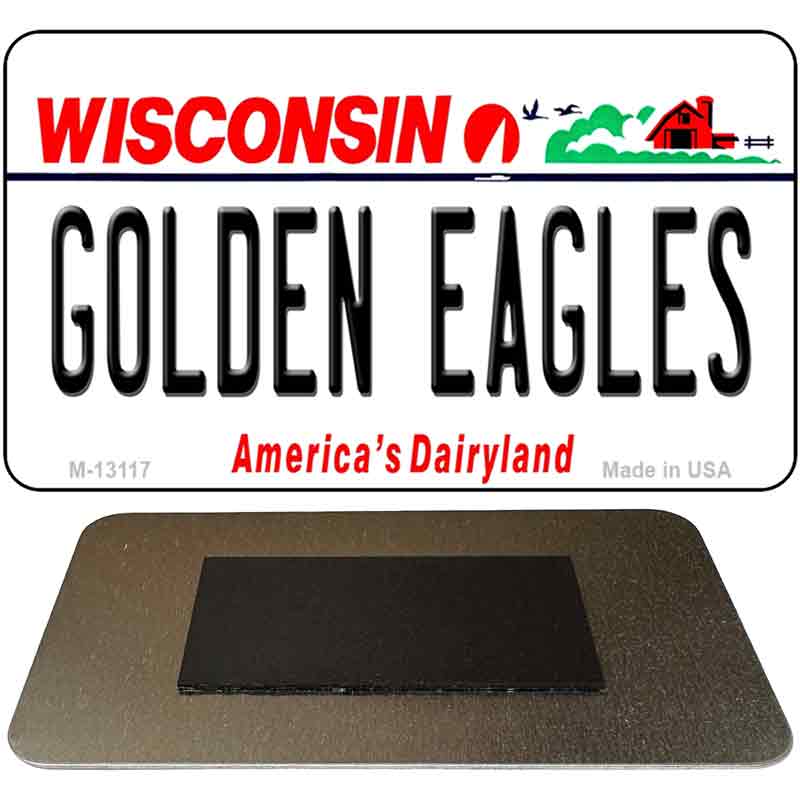 Golden Eagles Novelty Metal Magnet M-13117