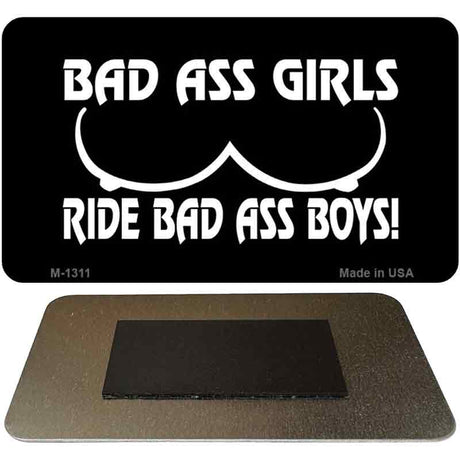 Bad Ass Girls Novelty Metal Magnet M-1311