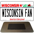 Wisconsin Fan Novelty Metal Magnet M-13121