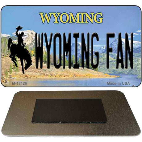 Wyoming Fan Novelty Metal Magnet M-13126