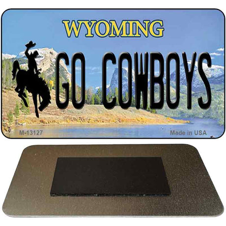 Go Cowboys Novelty Metal Magnet M-13127