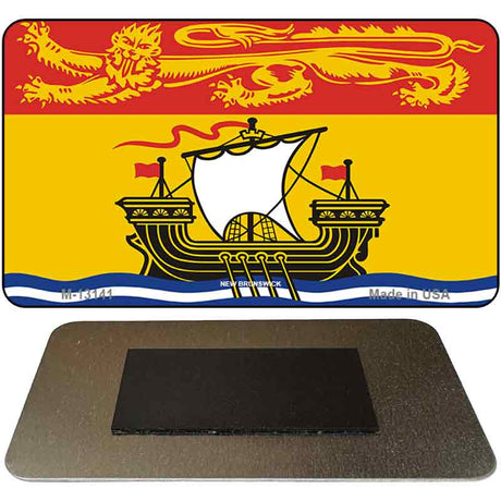 New Brunswick Canada Flag Novelty Metal Magnet