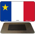 Acadian Canada Flag Novelty Metal Magnet