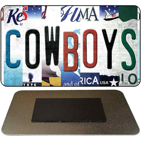 Cowboys Strip Art Novelty Metal Magnet M-13151