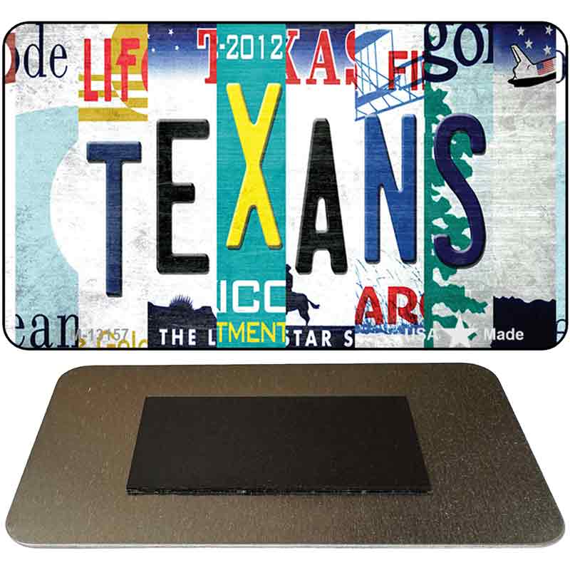 Texans Strip Art Novelty Metal Magnet M-13157