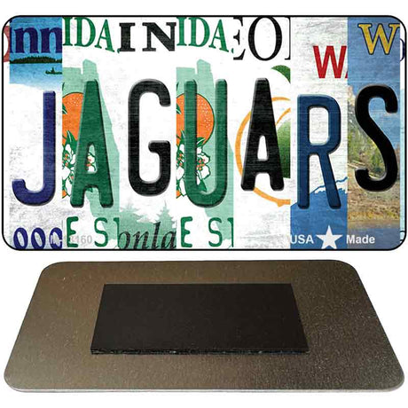 Jaguars Strip Art Novelty Metal Magnet M-13160