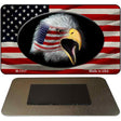 American Flag With Eagle Novelty Metal Magnet M-1317