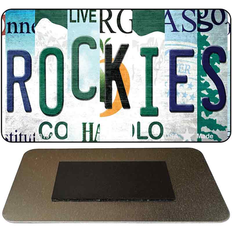 Rockies Strip Art Novelty Metal Magnet M-13191