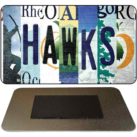 Hawks Strip Art Novelty Metal Magnet M-13212