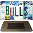 Bulls Strip Art Novelty Metal Magnet M-13214