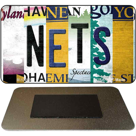 Nets Strip Art Novelty Metal Magnet M-13229