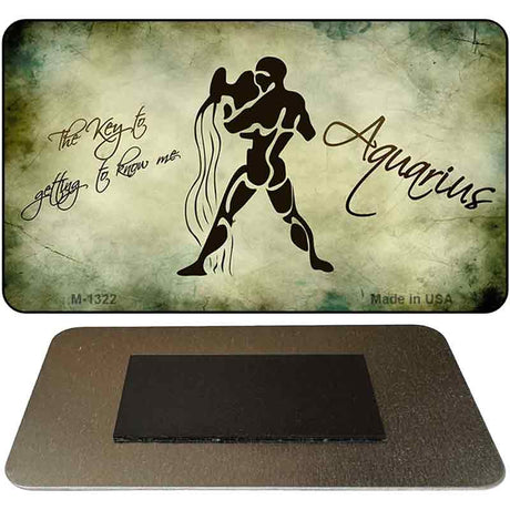 Aquarius Zodiac Novelty Metal Magnet M-1322