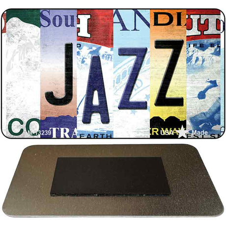 Jazz Strip Art Novelty Metal Magnet M-13239