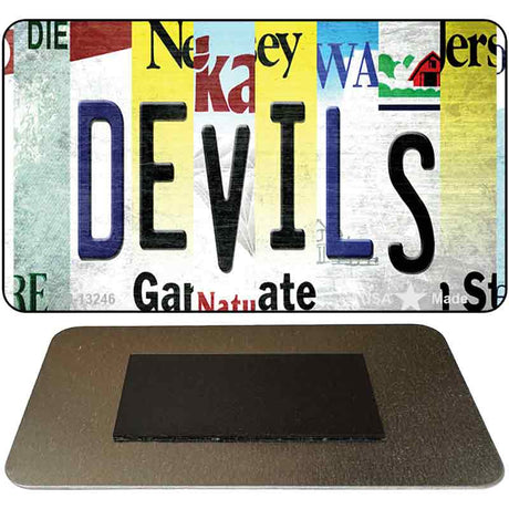 Devils Strip Art Novelty Metal Magnet M-13246