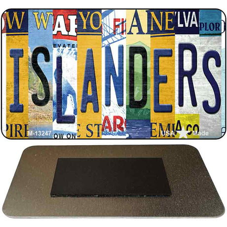 Islanders Strip Art Novelty Metal Magnet M-13247