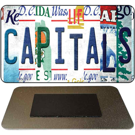 Capitals Strip Art Novelty Metal Magnet M-13254