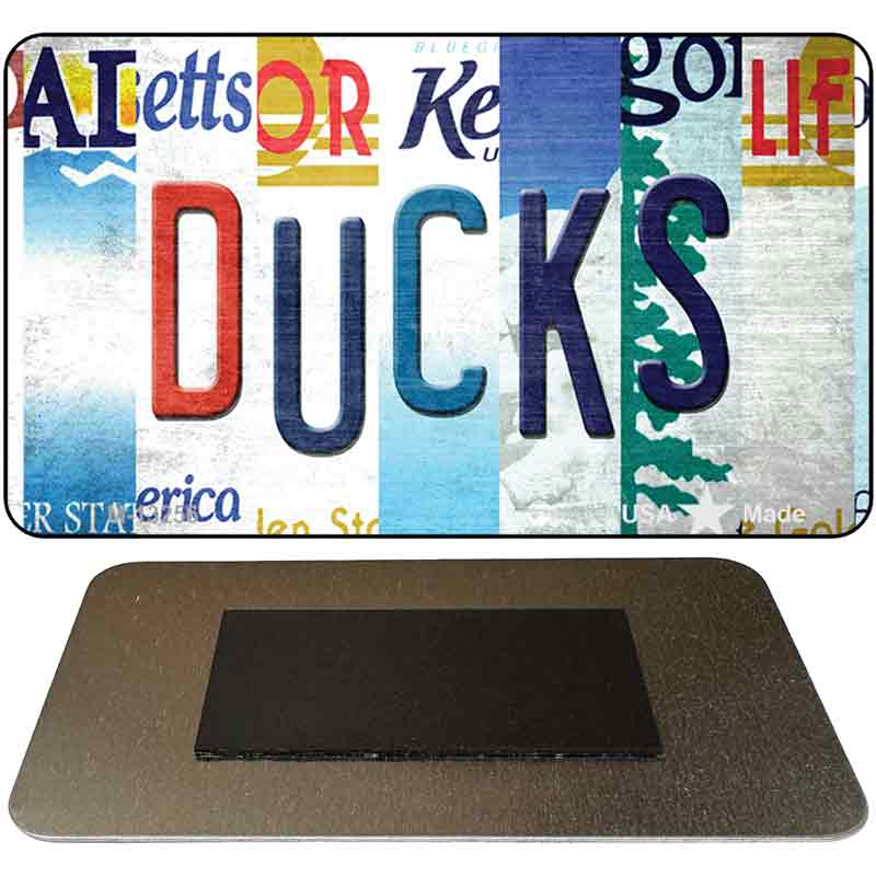 Ducks Strip Art Novelty Metal Magnet M-13256