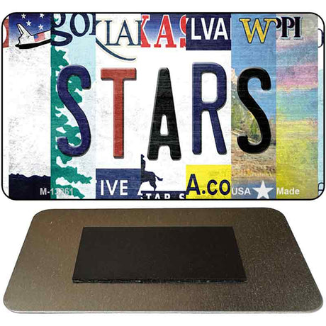 Stars Strip Art Novelty Metal Magnet M-13261