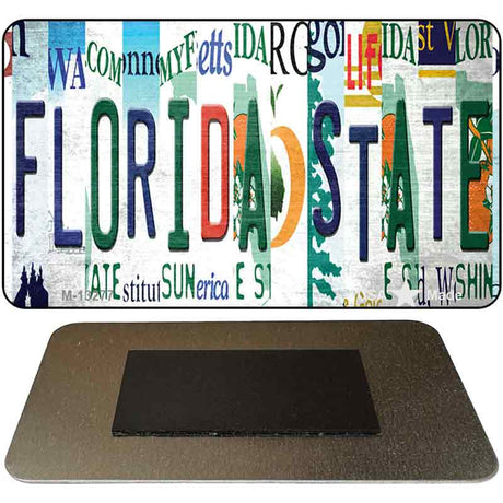 Florida State Strip Art Novelty Metal Magnet M-13277