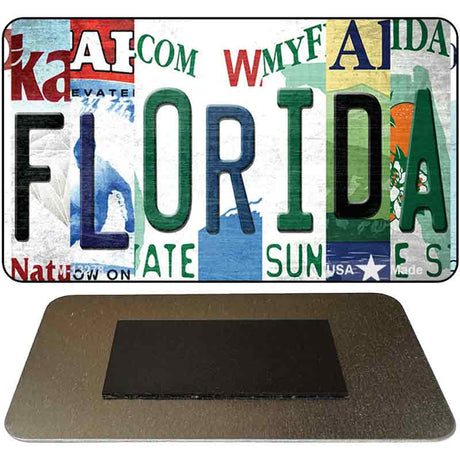 Florida Strip Art Novelty Metal Magnet M-13278