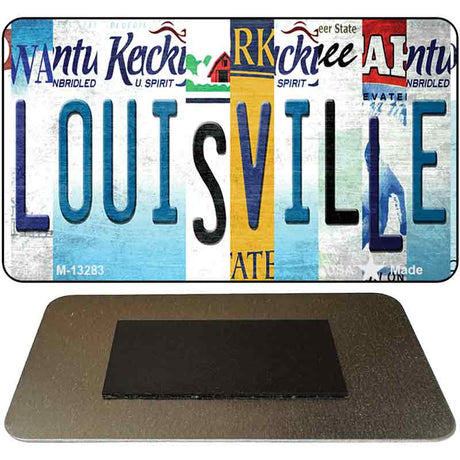 Louisville Strip Art Novelty Metal Magnet M-13283