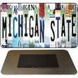 Michigan State Strip Art Novelty Metal Magnet M-13288