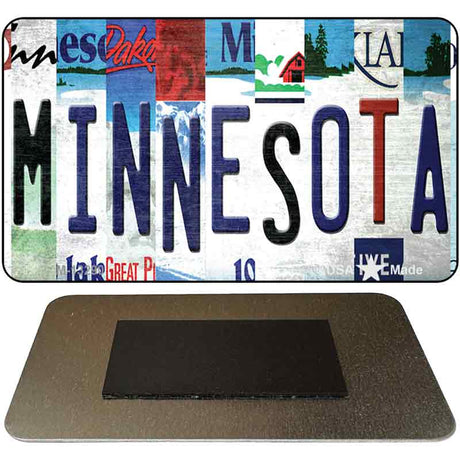 Minnesota Strip Art Novelty Metal Magnet M-13290