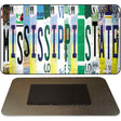 Mississippi State Strip Art Novelty Metal Magnet M-13291