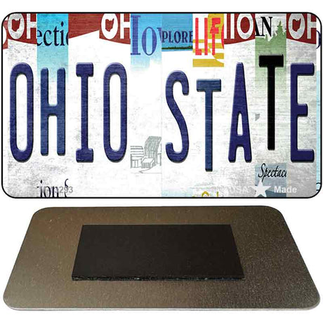 Ohio State Strip Art Novelty Metal Magnet M-13293