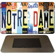 Notre Dame Strip Art Novelty Metal Magnet M-13303