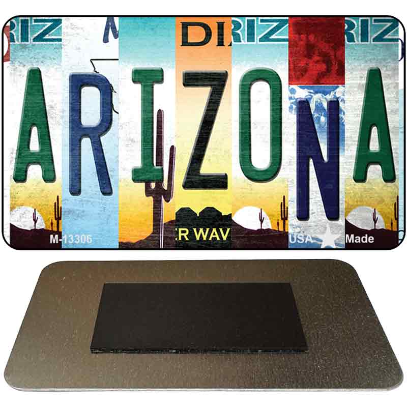 Arizona Strip Art Novelty Metal Magnet M-13306