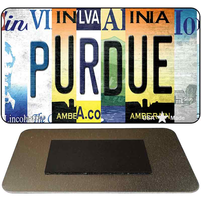 Purdue Strip Art Novelty Metal Magnet M-13307